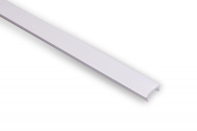 Kryt na profil FLAT, SQUARE, ANGLE mléčný 25%