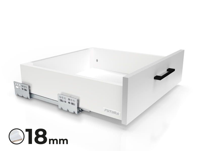 Zásuvka úzká bílá FUTURA EVO 450/172