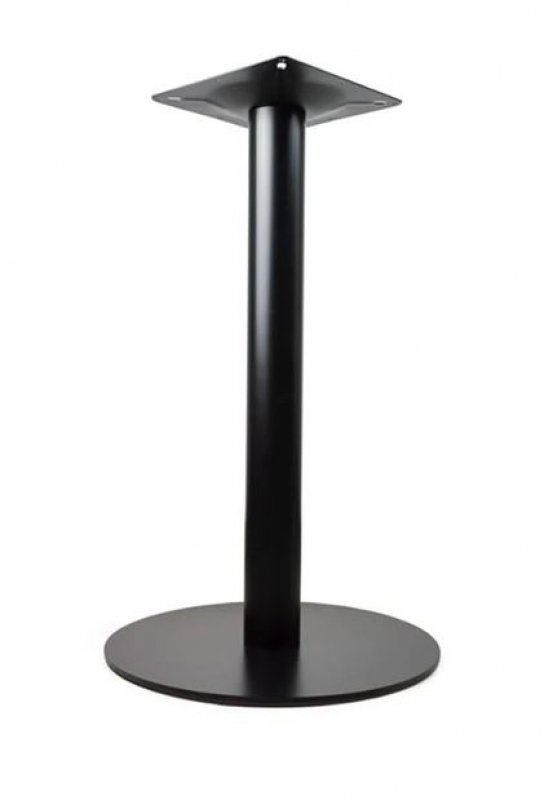 Centrální stolová noha DN 451 730mm kulatá ČERNÁ
