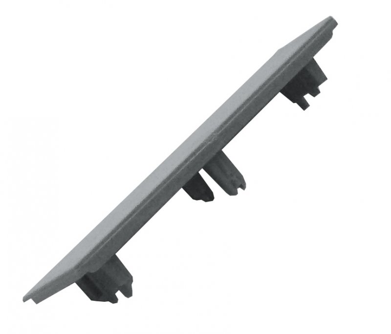 Koncovka na sokl 150mm šedá