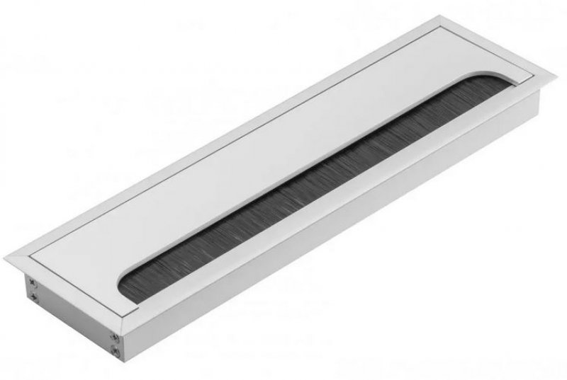 kabelová průchodka 80x280mm kov Cr matný