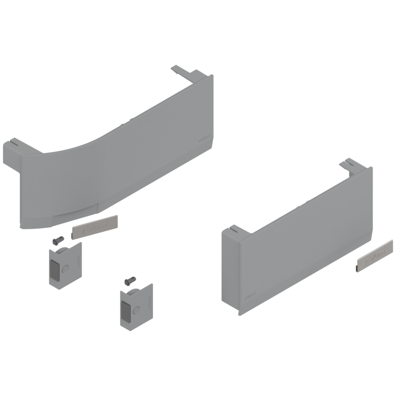 BLUM AVENTOS HK top, Sada krytek pro SERVODRIVE, světle šedá