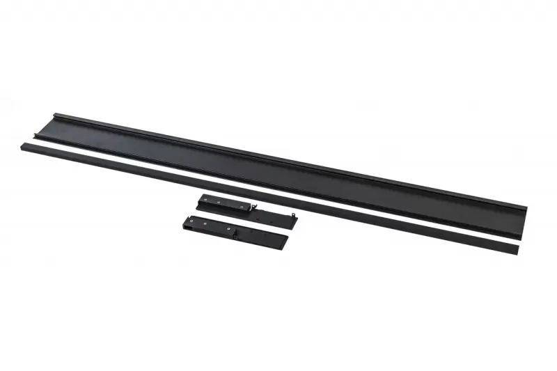 AXIS PRO čelní kování s lištou H=86mm, L=1200mm, ČERNÁ