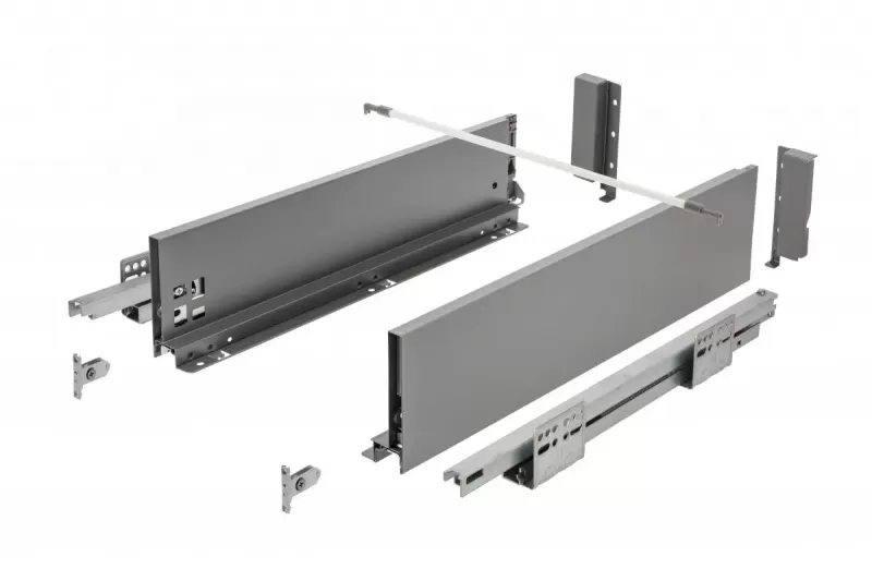 Zásuvka AXIS PRO PUSH-TO-OPEN 500/69mm ANTRACIT