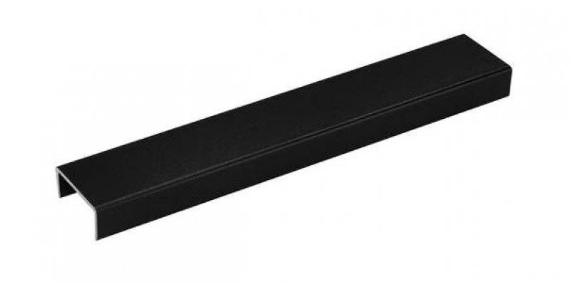 GEP U - profil Al, 18mm, 300cm, ČERNÁ
