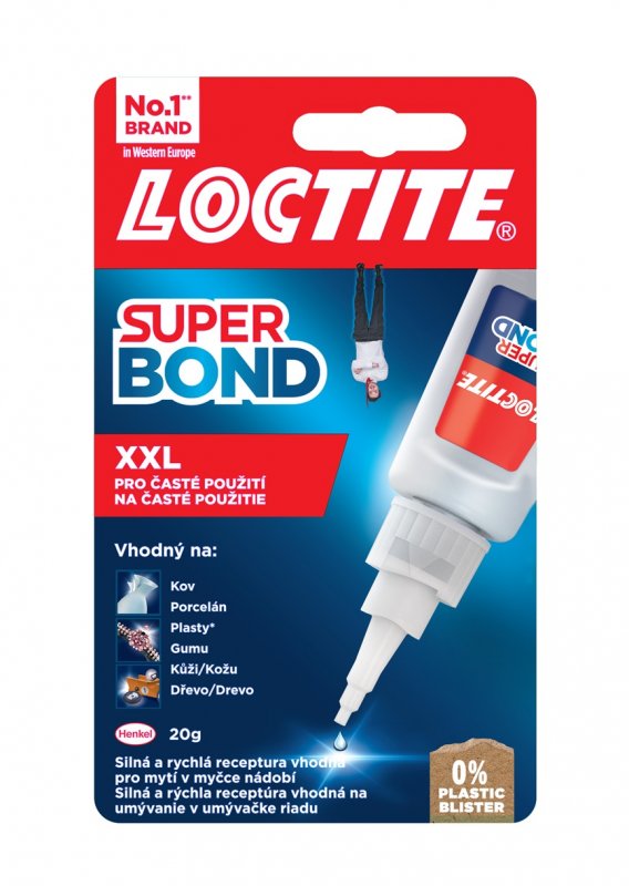 Sekundové lepidlo Loctite Super Bond XXL Liquid 20g 