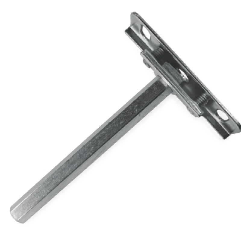 konzola skrytá na police trn 110x11mm Zn bílý