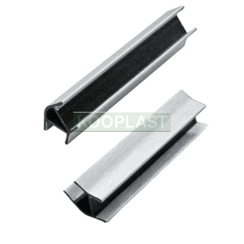 vnitřní a vnější roh 135° 120mm hliník broušený