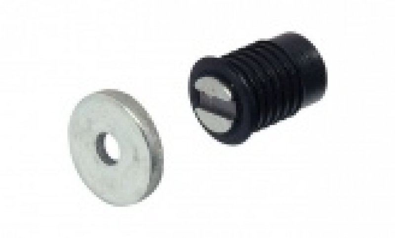 magnet závrtný pr.9 bílý