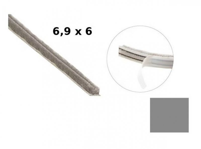 kartáč 6,0x6,9 s lepidlem