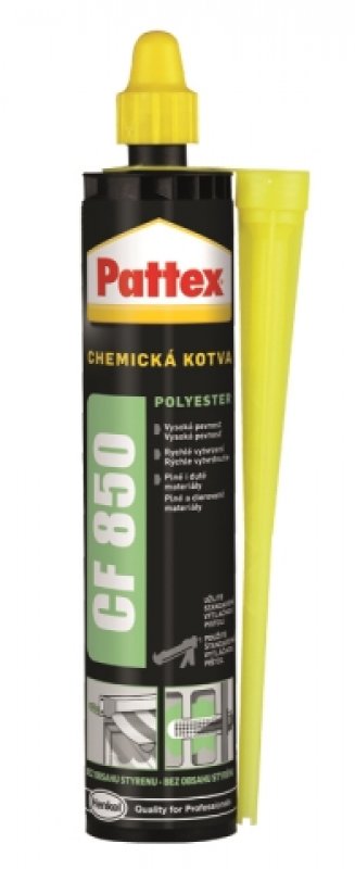 Pattex chemická kotva CF850 polyester 165g promo set