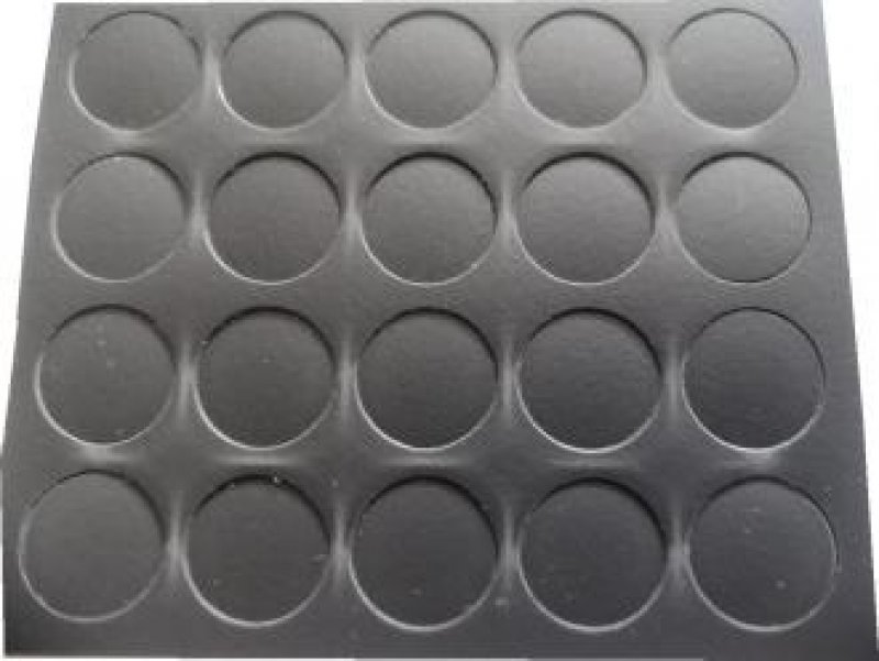 krytka konfirmátu vrutu samolepící 13mm antracit