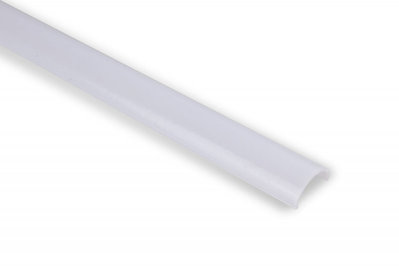 Kryt na profil FLUO OBLÝ, mléčný 50% 2000mm