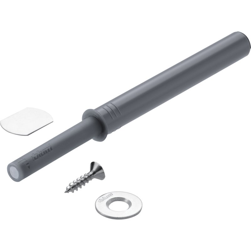 BLUM TIP-ON NEW DLOUHÝ ŠEDÝ s magnetem