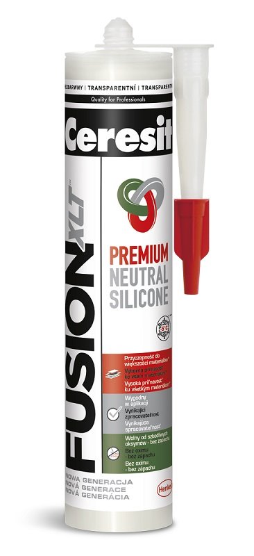 silikon CERESIT FUSION neutrální bílý 380ml