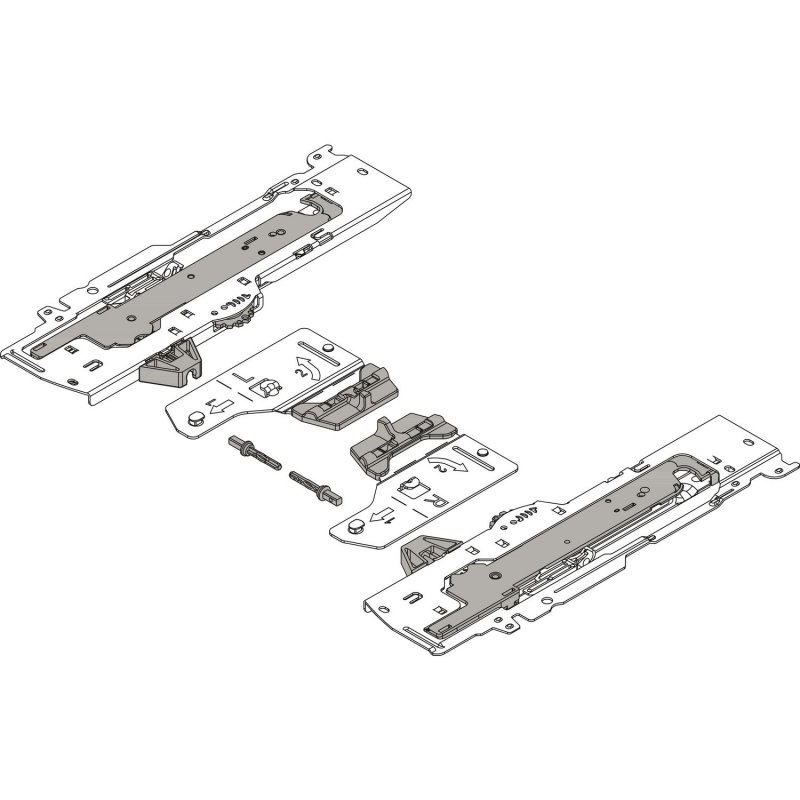 BLUM Modul a unašeč S0 TIP-ON BL pro TBX 270-300 mm do 10 kg bílý
