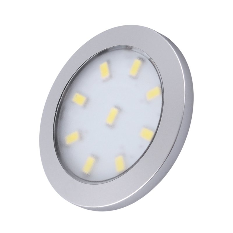 LED bodovka, 12V DC, 3W,AL, D=60mm,H=6mm, 6000°K