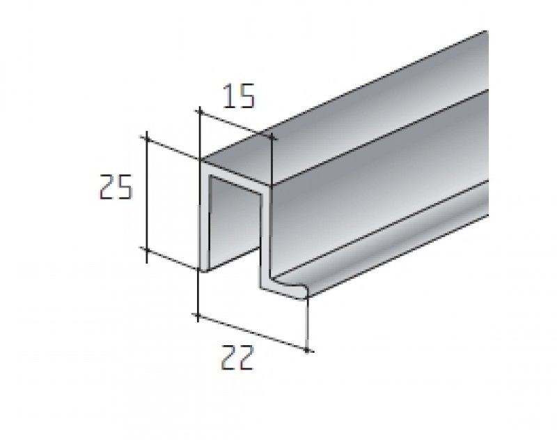 S25 horní profil 200cm