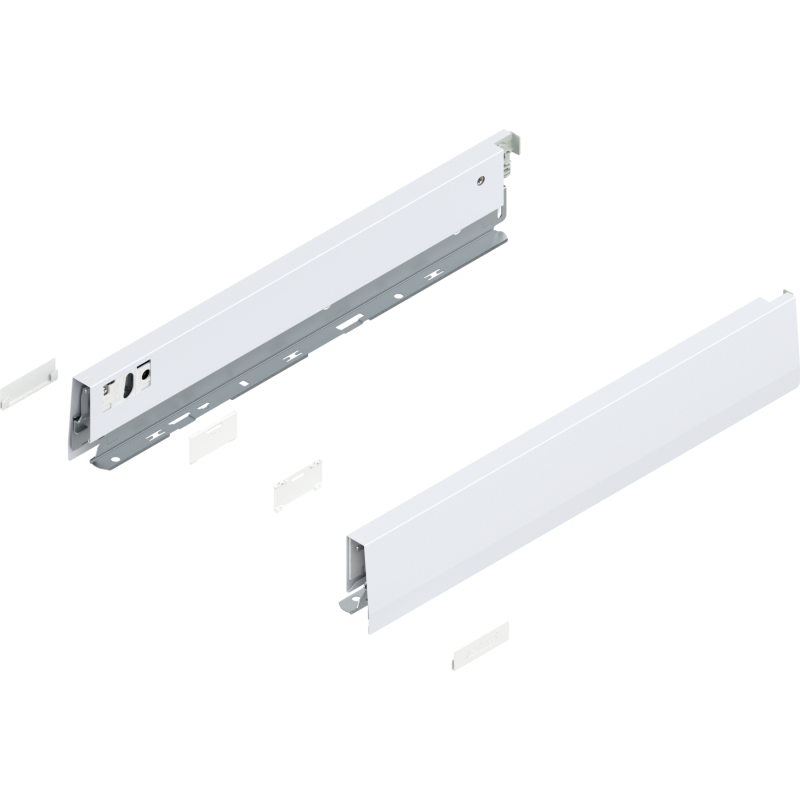 BLUM MERIVOBOX Bočnice "N" L+P 500 hedvábně bílá mat