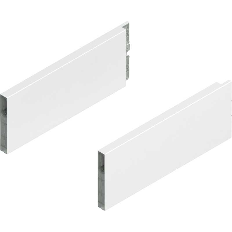 BLUM MERIVOBOX BOXCAP, 300mm, výška E, P+L, hedvábně bílá mat