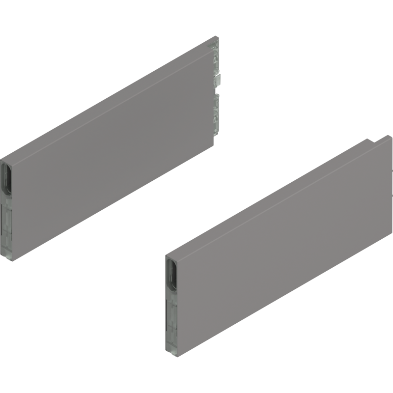 BLUM MERIVOBOX BOXCAP, 600mm, výška E, P+L, indium šedá mat