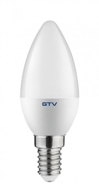 LED žárovka C30 E14 6W 3000k - teplá bílá