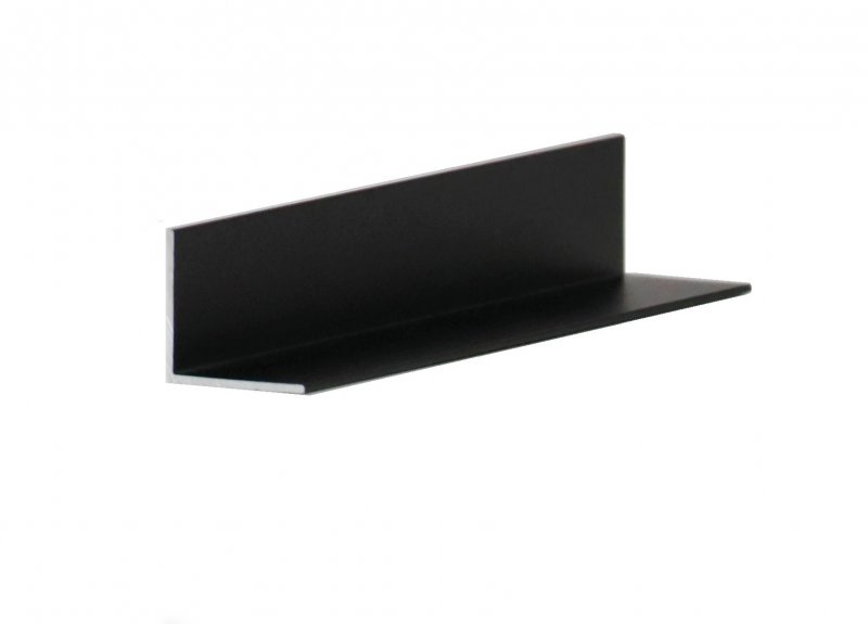GEP L - profil Al, 18x19mm, 280cm, ČERNÁ MATNÁ
