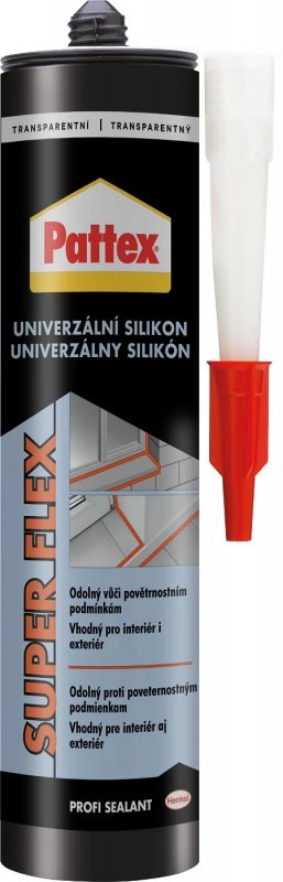 PATTEX Univerzální silikon transparentní 280 ml