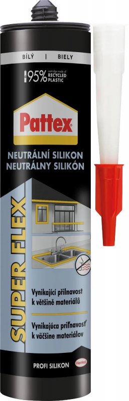 silikon PATTEX Neutrální bílý 280 ml