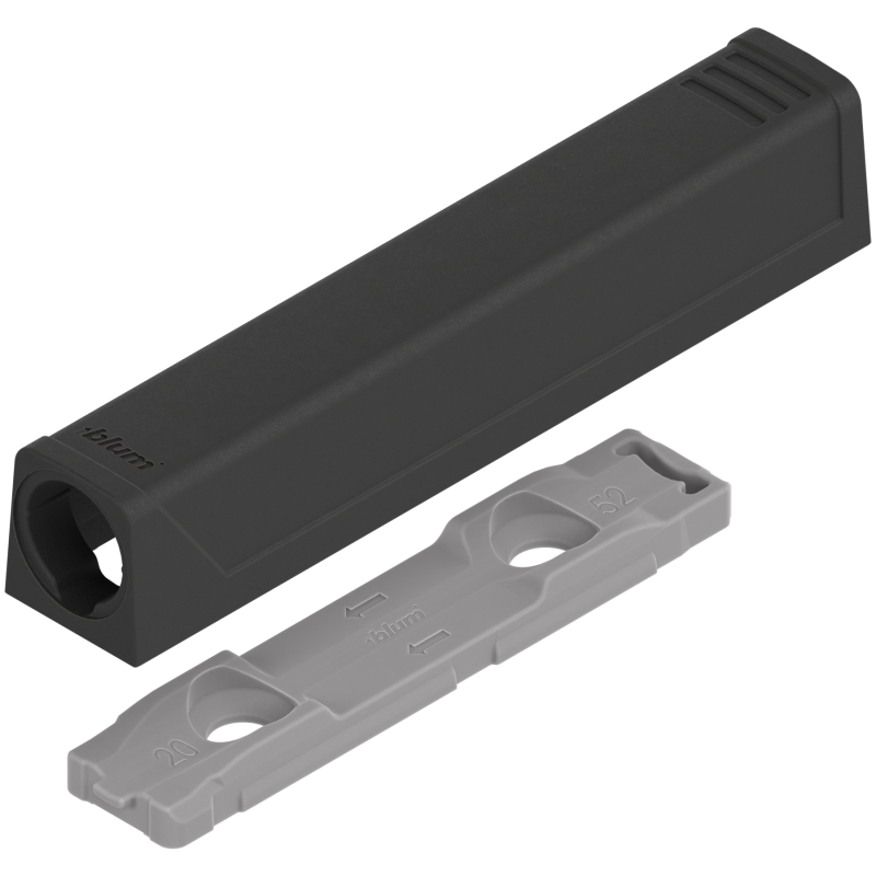 BLUM TIP-ON NEW ADAPTÉR přímý dlouhý černý
