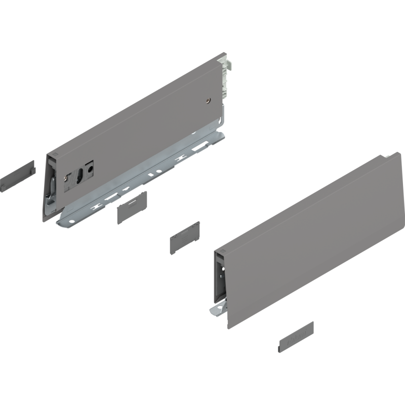 BLUM MERIVOBOX Bočnice "M" L+P 300 indium šedá mat