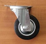 kolečko zátěžové gumové pr.80mm otočné s plot 40kg FR80