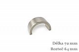 úchytka 2035-72 ZN21 nikl broušený 64mm