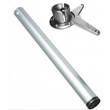 Stolová noha 710/60 nikl kartáčovaná