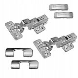 závěs KLIPOVÝ, VRUT, 3D,vložený, s dotlumením sada 2ks