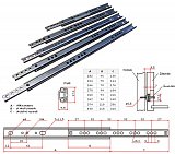 mikrovýsuv 280mm zinek