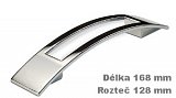 úchytka 2113 ZN1 chrom lesklý 128mm