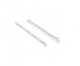 Rolničkový výsuv k šatním košům - bílý epoxid