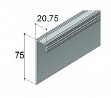 S40SD spodní profil Al 300cm