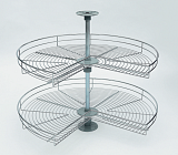 Karusel 270°, prům. 690/710x700-750 mm, chrom