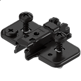 BLUM CLIP podložka křížová 3mm excentr EXPANDO ČERNÁ