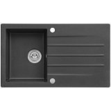 ALVEUS dřez CORTINA 130 - 91 ČERNÁ