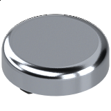 BLUM krytka kulatá na sklo chrom lesklý