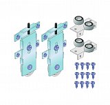 Sada kování na posuvné skříňové dveře