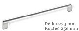 úchytka 1999-273 ZN2 Nikl matný 256mm