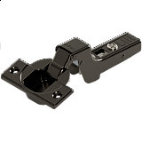 BLUM CLIP TOP 110° závěs NA VRUT vložený na vrut BEZ PERA - Černý onyx