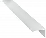 Úchytkový profil, Hliník, L 43x20x2500mm, nerez