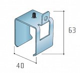 S100 úchyt boční na pojezdový profil