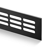 větrací mřížka 100x600 černá