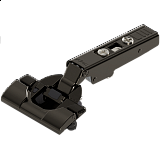 BLUM CLIP TOP 110° závěs INSERTA naložený s BLUMOTIONEM ONYX ČERNÝ